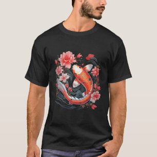 Japanisch Koi Fisch Nishikigoi Fisch Blackboard T-Shirt