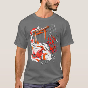 Japanisch Koi Fish Torii Art Design - Nishikigoi T-Shirt