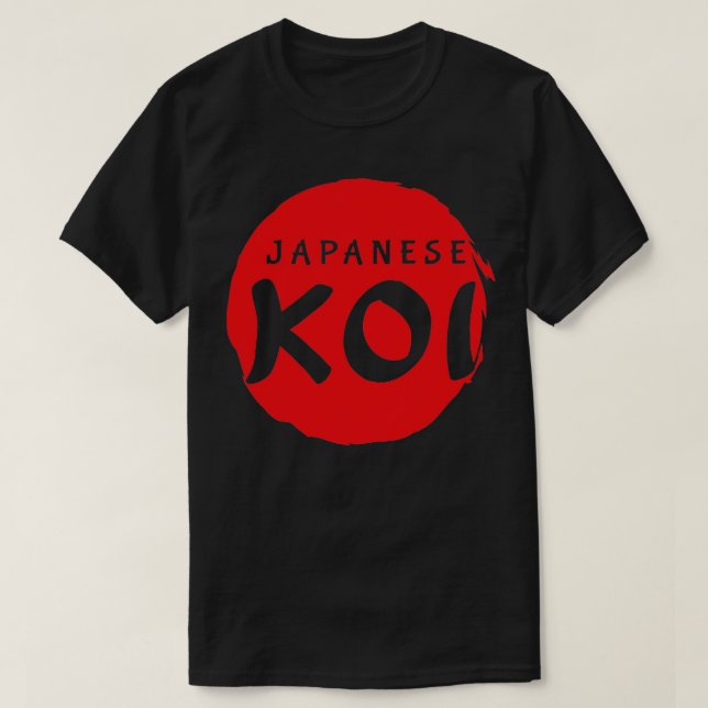 Japanisch Koi T-Shirt (Design vorne)