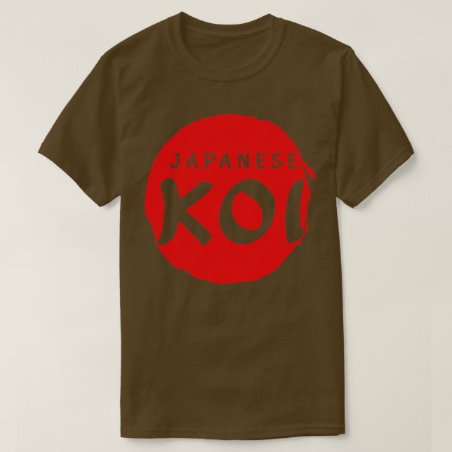 Japanisch Koi T-Shirt (Design vorne)