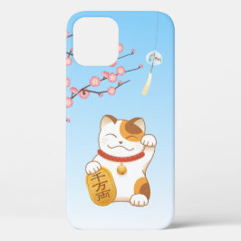 Japanisch Lucky Cat, Calico Maneki Neko Case-Mate iPhone Hülle