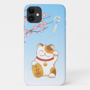 Japanisch Lucky Cat, Calico Maneki Neko Case-Mate iPhone Hülle