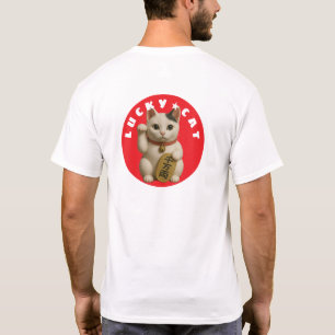 Japanisch Lucky Cat Charm T-Shirt