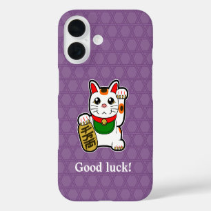 Japanisch Lucky Cat iPhone 16 Hülle
