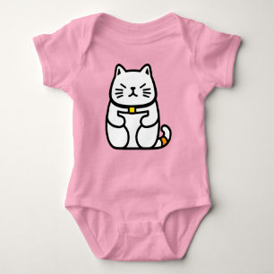 Japanisch Lucky Cat oder Maneki-Neko Baby Strampler