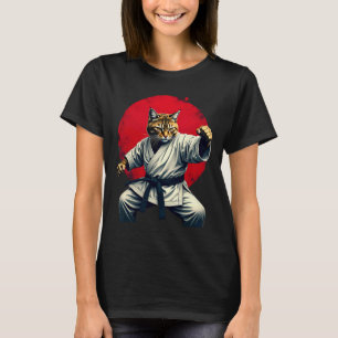 Japanisch Martial Art Judo Karate Cat für Männer F T-Shirt