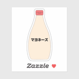 Japanisch Mayonnaise Custom-Cut Vinyl Sticker