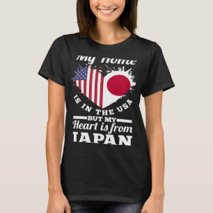 Japanisch meine Zuhause ist in den USA, aber mein T-Shirt