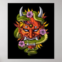Japanisch Oni Demon Mask