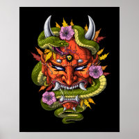 Japanisch Oni Demon Mask