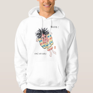 Japanisch Oni wa Soto! Männergezogenes Sweatshirt