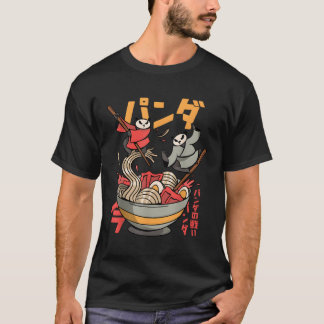 Japanisch Panda Ra Noodles T-Shirt