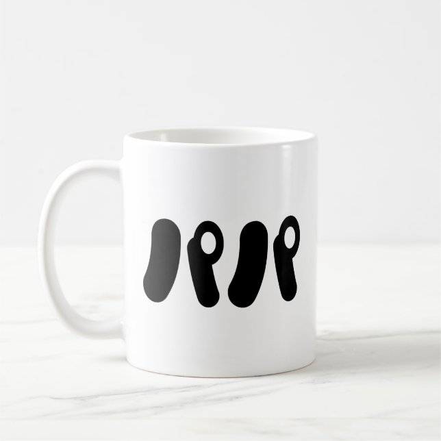 Japanisch Papa パ | Nihongo Language Kaffeetasse (Links)
