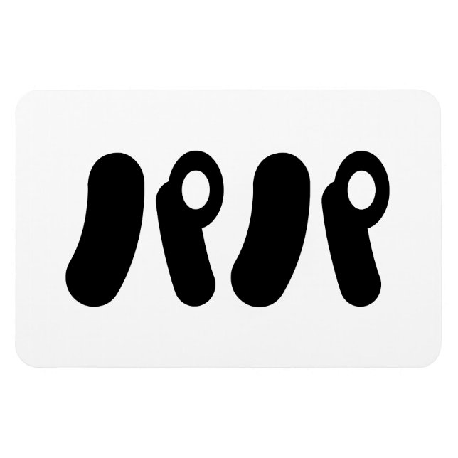 Japanisch Papa パ | Nihongo Language Magnet (Horizontal)