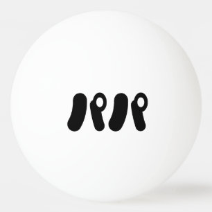 Japanisch Papa パ   Nihongo Language Tischtennisball