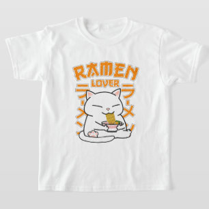Japanisch Ramen Cat Ramen Lover T-Shirt