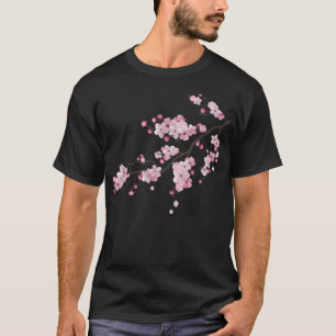 Japanisch Sakura Grafik Vintag Cherry Blossom Sak T-Shirt