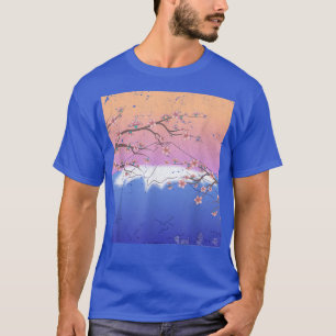 Japanisch Sakura Rosa Blume Japan Floral Cherry Bl T-Shirt