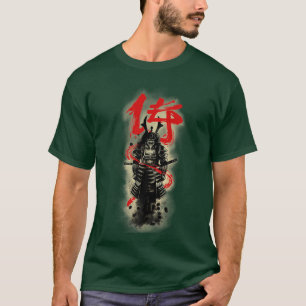 Japanisch Samurai Bushido Code Premium T - Shirt C