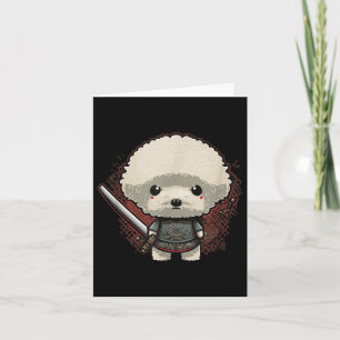 Japanisch Samurai Dog Tattoo, Vintag Kawaii Ninja Karte