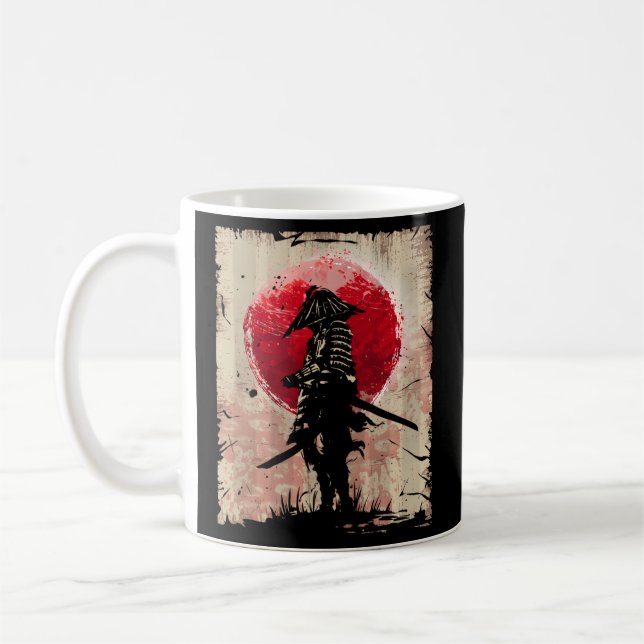 Japanisch Samurai Fighter Kaffeetasse (Links)