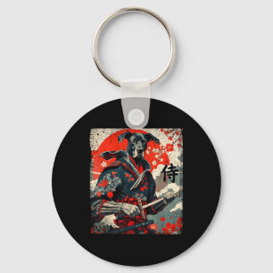 Japanisch Samurai Great Dane Tattoo Kawaii Ukiyo-e Schlüsselanhänger