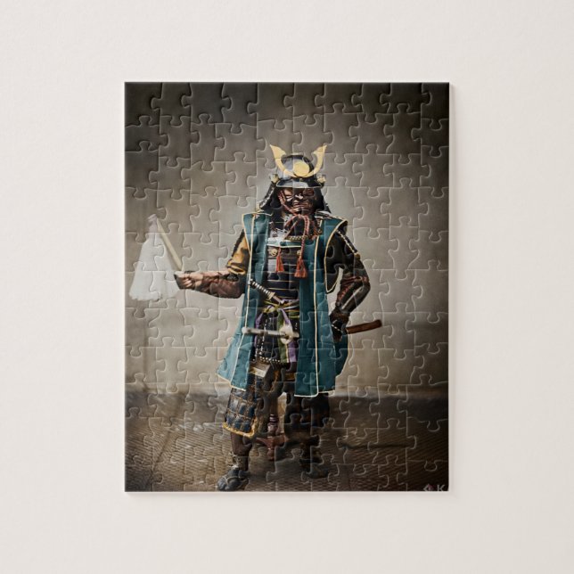 Japanisch Samurai im Kommandanten von Armor (Vertikal)