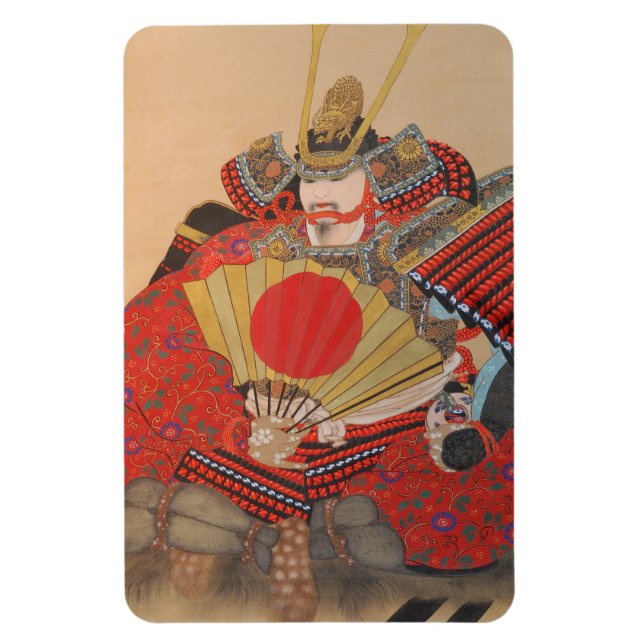 Japanisch Samurai Magnet (Vertikal)