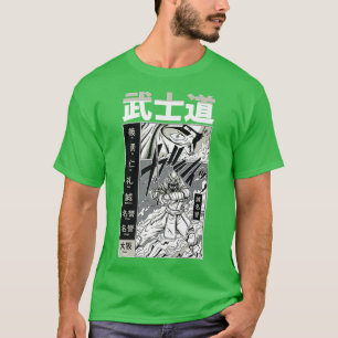 Japanisch Samurai mit Kanji - Cooler japanischer K T-Shirt