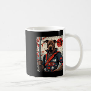 Japanisch Samurai Pitbull Tattoo Kawaii Ukiyo-e Ni Kaffeetasse