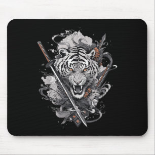 Japanisch Samurai Ronin Sword Katana Japan Tiger T Mousepad