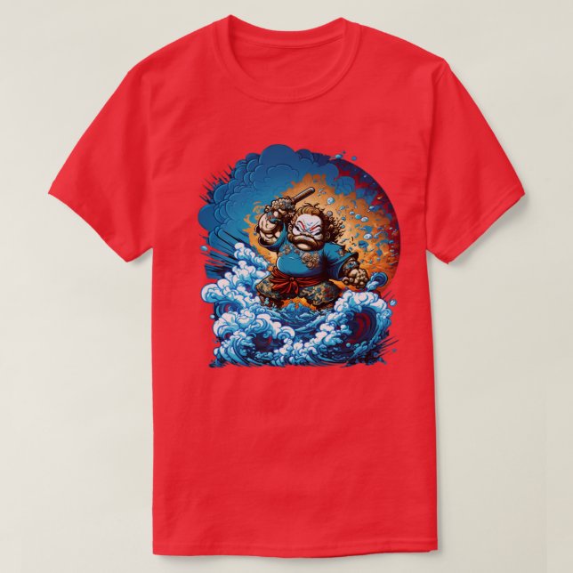 Japanisch Samurai Warrior T-Shirt (Design vorne)