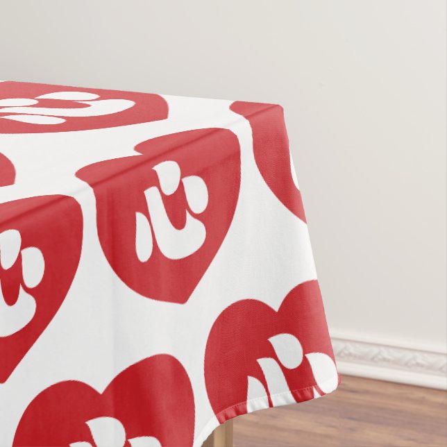 Japanisch Shin Kanji Kokoro Heart 心 Tischdecke (Beispiel)