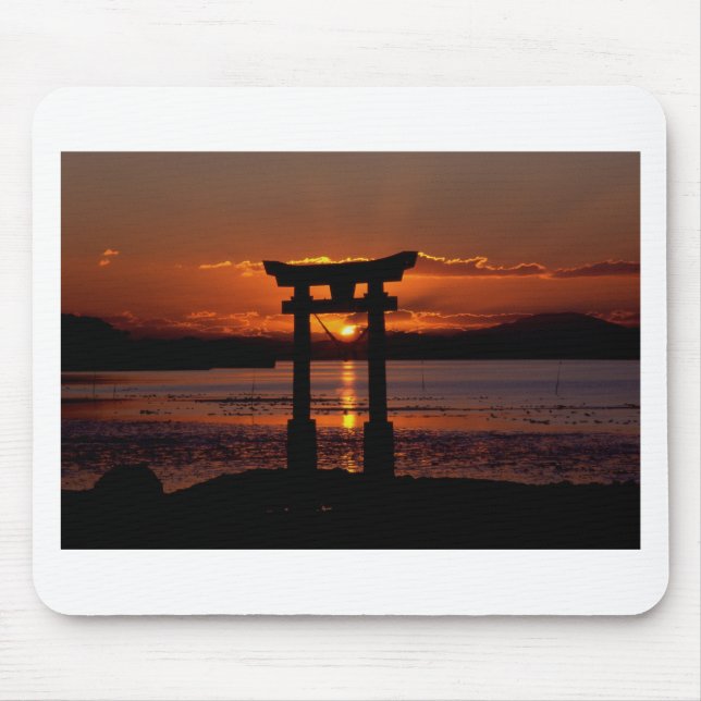 Japanisch Shrine Nagao Mousepad (Vorne)