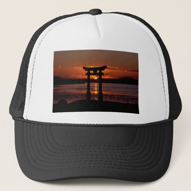 Japanisch Shrine Nagao Truckerkappe (Vorderseite)
