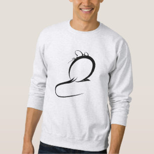 Japanisch Sumi E Pinselstrich MalMaus Sweatshirt