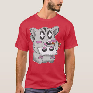 Japanisch Sushi Cat Kawaii Manga Anime Japan Graph T-Shirt