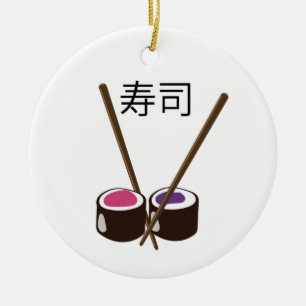 Japanisch Sushi Chopsticks Keramik Ornament