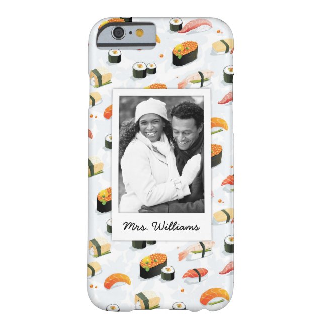 Japanisch| Sushi - Muster| Foto hinzufügen Case-Mate iPhone Hülle (Rückseite)