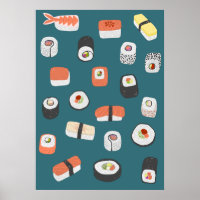 Japanisch Sushi Nigiri Maki Roll