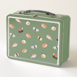 Japanisch Sushi Pattern Metall Brotdose