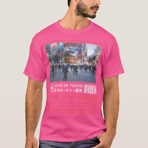Japanisch Tokyo Cyberpunk Art Streetwear Retro Gra T-Shirt