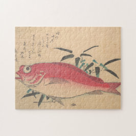 Japanisch Vintag Art Red Fish