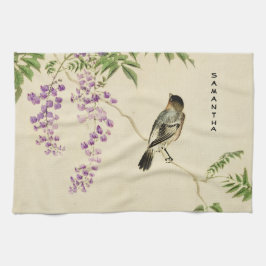Japanisch Vintag Lilac Sparrow Küchentücher