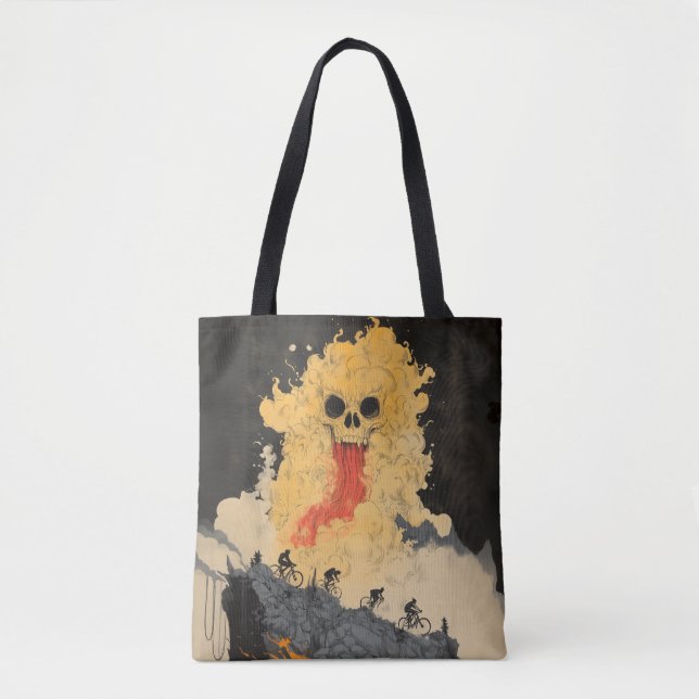 Japanisch Yokai Cycling Tasche (Vorderseite)