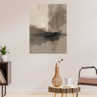 Japanisch Zen Minimalistisch Poster Calm Modern