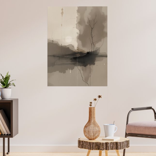 Japanisch Zen Minimalistisch Poster Calm Modern (Wohnzimmer 3)