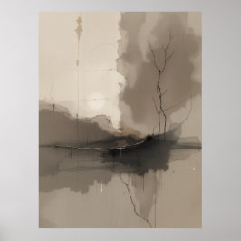 Japanisch Zen Minimalistisch Poster Calm Modern