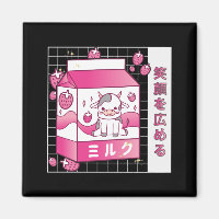 Japanische Anime Strawberry Milk Karton Niedliche