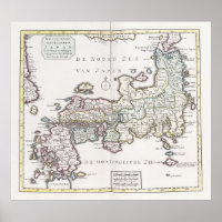 Japanische Antikkarte | 1769